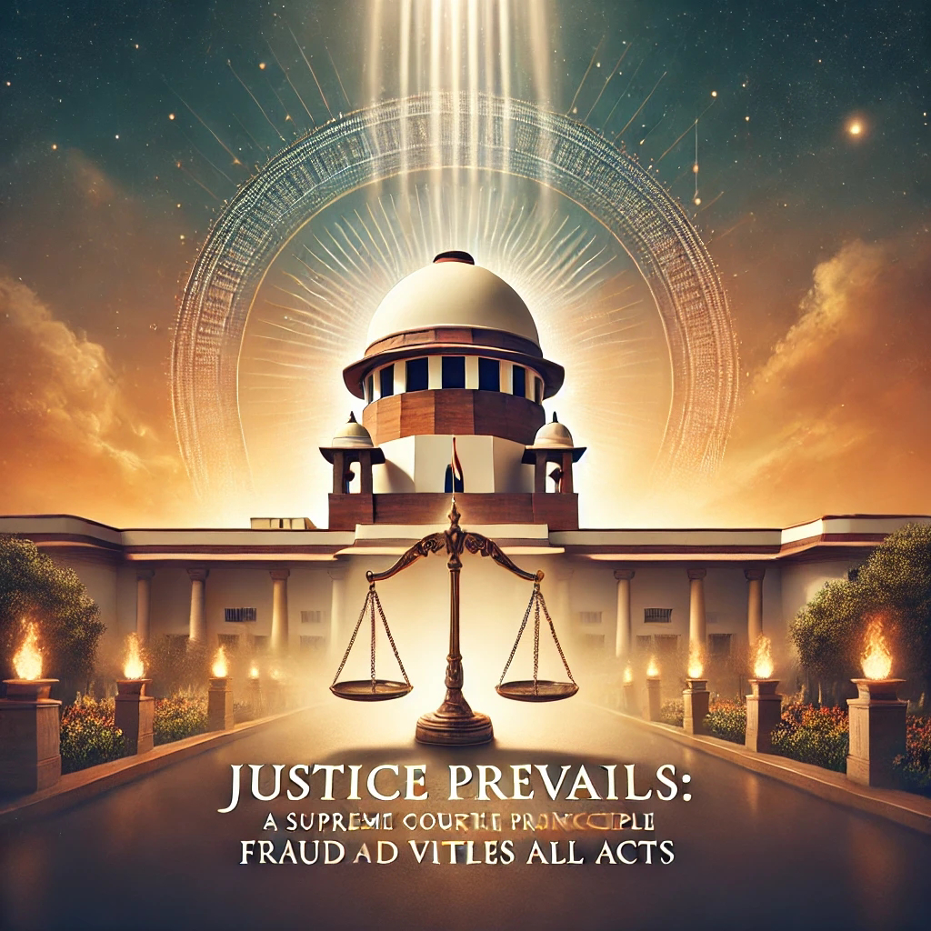 Fraud in Litigation: Lessons from the Landmark Case of S.P. Chengalvaraya Naidu vs. Jagannath # Fraud upon court